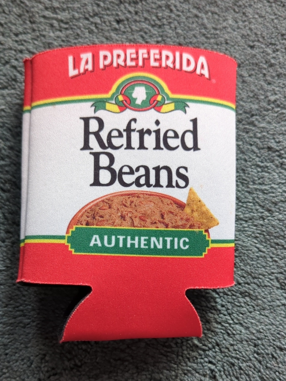 La Preferida Refried Beans Can Cozy - Red, White, Green
